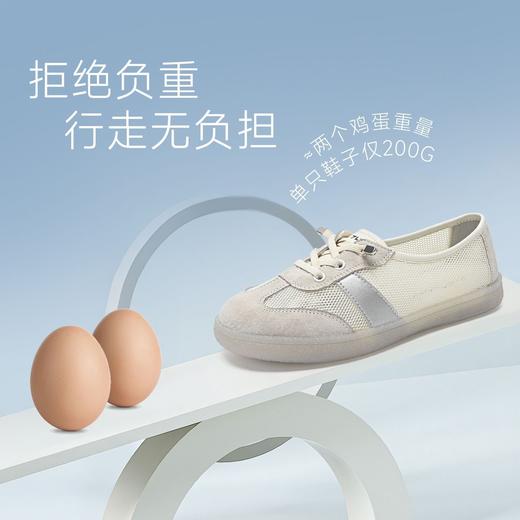 ZHR【一鞋两穿】透气网面平底小白鞋26夏季新款软底舒适休闲鞋女 商品图4