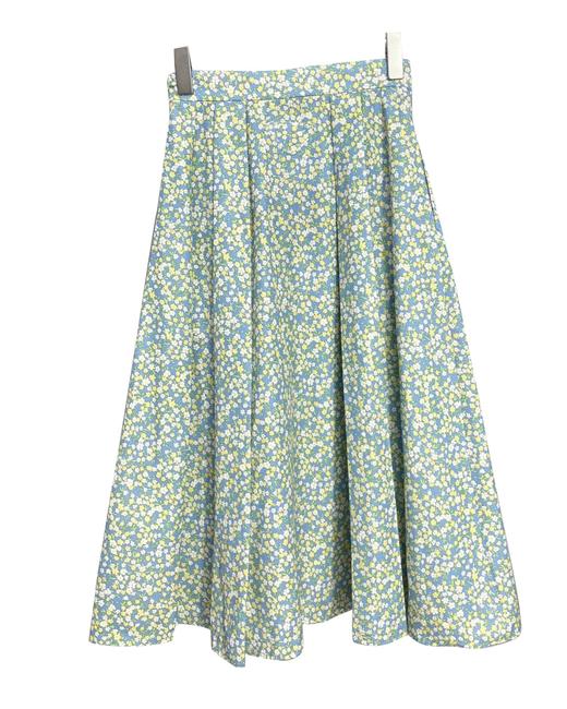 女款碎花高腰百褶半身裙la020 商品图1