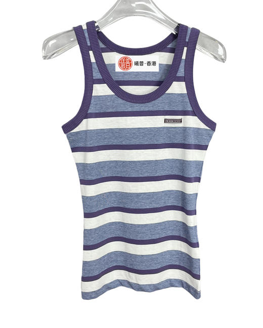 女款logo条纹背心la020 商品图0