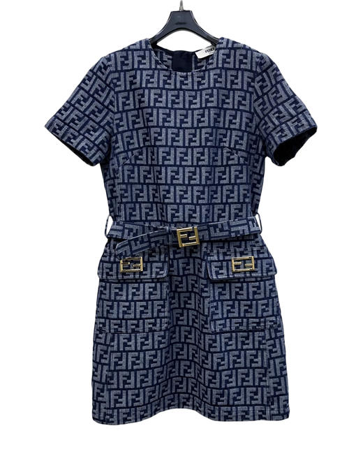 女款提花牛仔连衣裙la011 商品图0