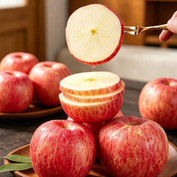 京鲜生 烟台红富士苹果 净重5斤 单果190g起 生鲜水果 商品图3