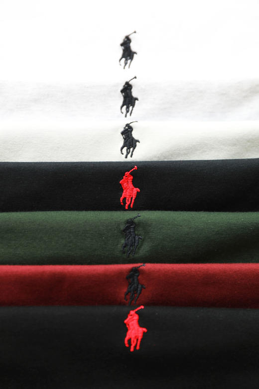 7个颜色一起，小标刺绣tee。情侣圆领基础纯色全棉半袖t恤E042258 商品图2