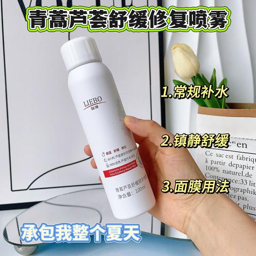 59元买1送1瓶【裂博青蒿芦荟舒缓修护喷雾】药企级补水修护喷雾，干皮救星来了，补水+舒缓+定妆三效合一   0427 商品图0