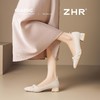 ZHR法式蝴蝶结尖头粗跟单鞋女2026新款显高显瘦优雅气质浪漫女鞋 商品缩略图2