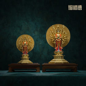 铜师傅 见微系列《般若千臂》千手观音佛像摆件 家居工艺品