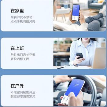 美的空调 京绽Pro 1.5匹挂机 变频冷暖 新一级变频壁挂式空调 全域扫风 KFR-35GW/MJ1P 商品图0