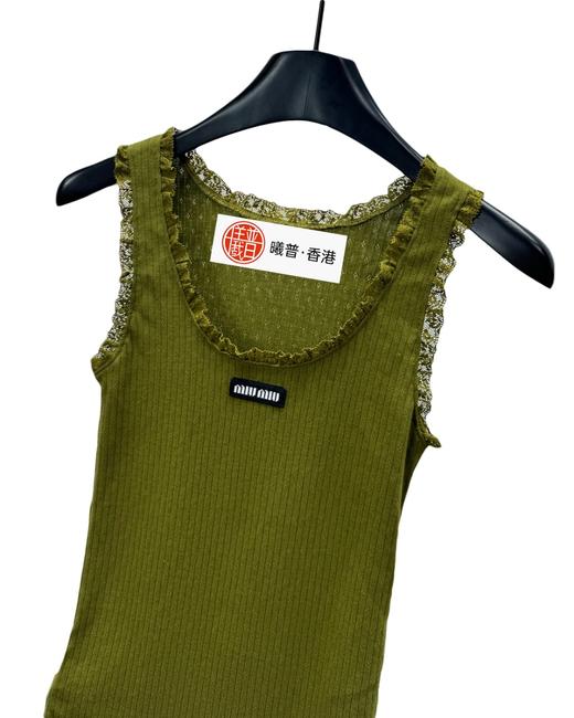 女款棉质蕾丝边针织背心lv017 商品图2