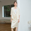 IWY/江南千金范米白色100%醋酸西装套装女富家穿搭套裙6CS08 商品缩略图0