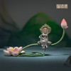 铜师傅《荷花自在观音》客厅桌面铜摆件 莲花禅意摆件 家居装饰品 商品缩略图0