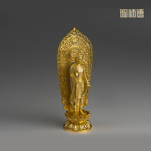 铜师傅 见微系列《妙相梵容》客厅如来佛祖铜摆件 家居铜工艺品 商品图2