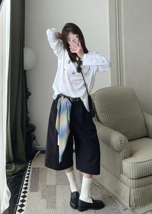 【门店同款】ENJOY夏季趣味印花长袖T 170493426 商品图0