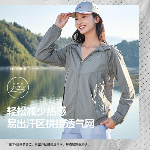 MOLYVIVI 小轻风防晒衣女户外休闲外套夏季运动骑行防晒服 商品图2
