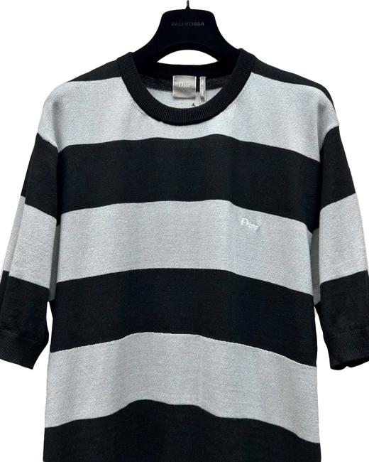 男款logo刺绣针织短袖T恤he010 商品图2