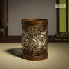 铜师傅《八骏笔筒》书房客厅铜摆件 家居工艺品 老师礼物 商品缩略图1