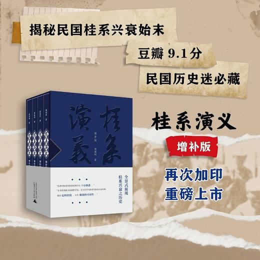 桂系演义（增补版）（全四册） 商品图0