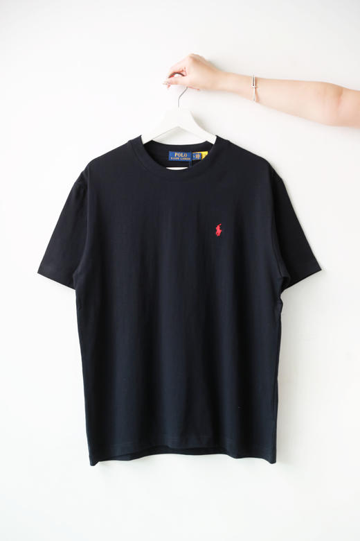 7个颜色一起，小标刺绣tee。情侣圆领基础纯色全棉半袖t恤E042258 商品图10