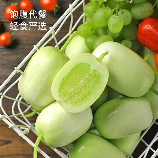 【清甜多汁❗️可当水果吃🔥玉女小黄瓜】新鲜采摘保留脆嫩口感，白绿外皮清香水嫩，果肉鲜嫩无渣，口感清甜爽口，产地直发新鲜到家，拇指黄瓜生吃青瓜东北旱白玉黄瓜蔬菜L 商品图3