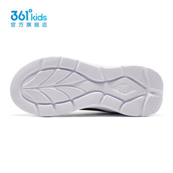 361°儿童运动鞋男女童(3-12岁)防撞鞋头密网休闲跑鞋 银 36 商品图8