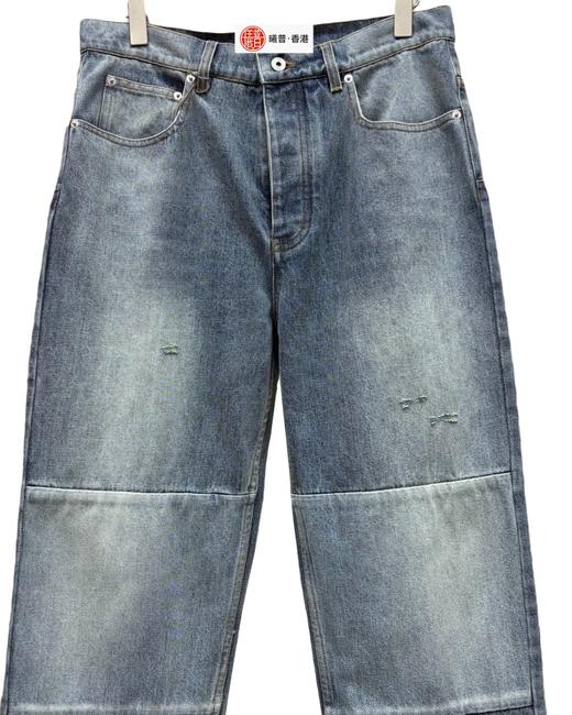 男款拼接牛仔裤长裤la010 商品图2