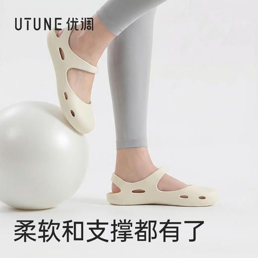 👏解决了洞洞鞋不优雅的问题💃【漫步凉鞋】这双玛丽珍鞋真的好好穿🤩小区遛弯、买菜、沙滩游玩、开车出行👍都稳当又舒服，实用性拉满，闭眼入都不会错的夏日刚需鞋‼️ 商品图5