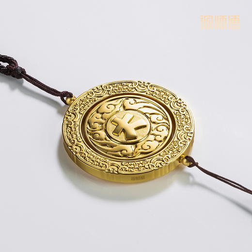 铜师傅《转大运》《赚大钱》客厅桌面铜挂件 送礼解压装饰工艺品 商品图3