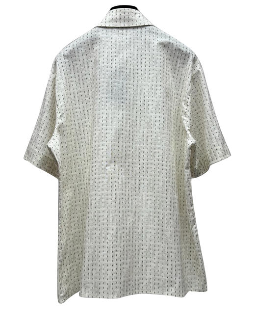 男款条纹印花短袖衬衫 可配套装zh011 商品图1