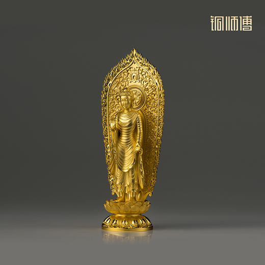 铜师傅 见微系列《妙相梵容》客厅如来佛祖铜摆件 家居铜工艺品 商品图3