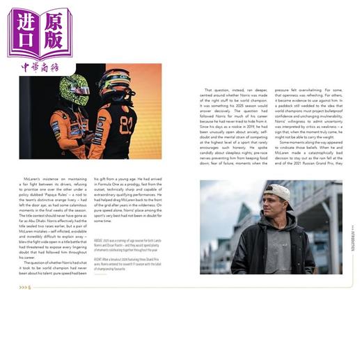 预售 【中商原版】兰多 诺里斯 通往世界冠军之路 F1赛车新星 Lando Norris Road to World Champion 英文原版 Nate Saunders 商品图3