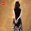 逸红颜《扶念》26年夏新墨染花影新中式定位花卉印花V领连衣裙女 商品缩略图3