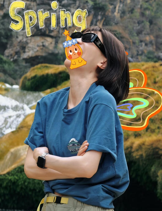 巴塔经典纯棉海浪款T恤 男女同款 4色 商品图8