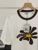 【xjwm1】情侣撞色圆领雏菊贴布绣圆领短袖T恤！！ 商品缩略图3