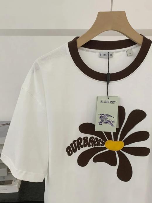 【xjwm1】情侣撞色圆领雏菊贴布绣圆领短袖T恤！！ 商品图3