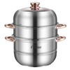 浮士德 纽波特蒸锅 HG-1088 加厚三层蒸锅大容量馒头锅 商品缩略图2