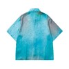 男款宽松渐变丝质短袖衬衫la011 商品缩略图1
