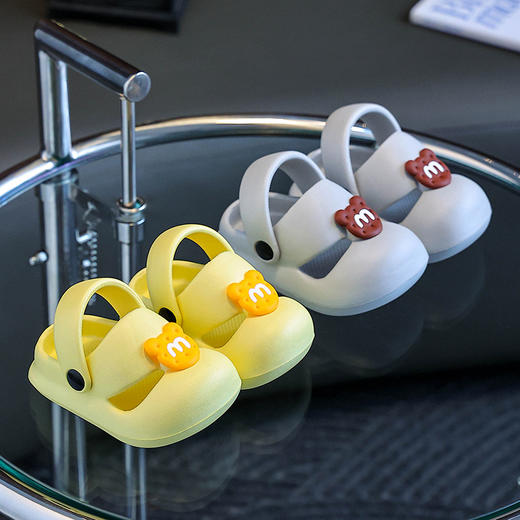 超值两双，可任选【漏水速干❗清爽不闷】EVA儿童洞洞鞋夏季女童室内防滑卡通男童学步宝宝外穿沙滩凉鞋。xb 商品图3