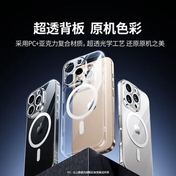 绿联 适用iPhone15promax手机壳苹果15ProMax磁吸壳保护套MagSafe 防摔耐磨镜头全包 超薄简约 商品图6