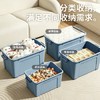 禧天龙塑料收纳箱钢化升级款储物箱抗压衣物车载整理箱 80L石青1个装 商品缩略图1