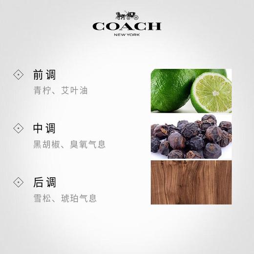 COACH/蔻驰纽约蓝调男士淡香水馥奇海洋调60ML 商品图2