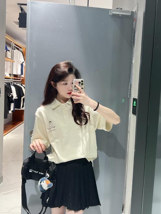 付款减库存！保真，New Balance × IU 同款 滑板小人系列休闲   Polo 衫短袖 滑板狗短袖 商品图8