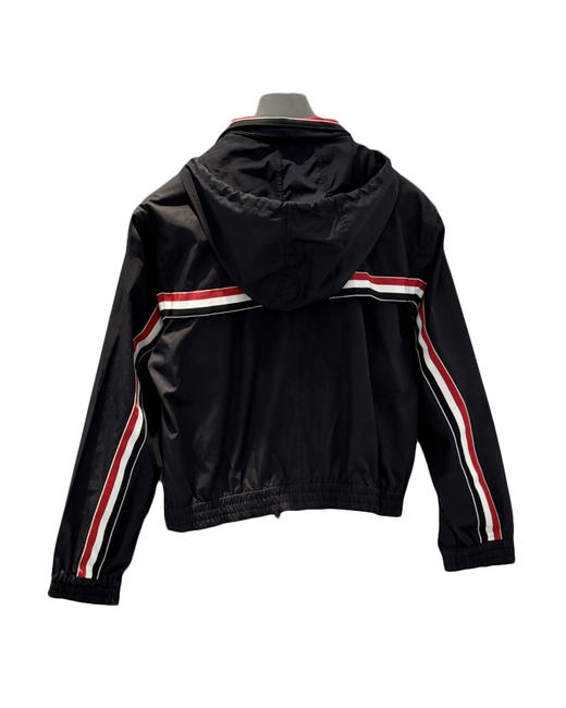 女款织带隐藏帽夹克外套he022 商品图1