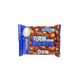 吉百地65g巴旦木冻干玉米巧克砖