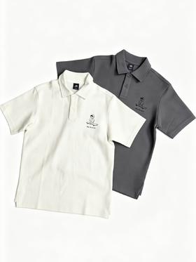 付款减库存！保真，New Balance × IU 同款 滑板小人系列休闲   Polo 衫短袖 滑板狗短袖