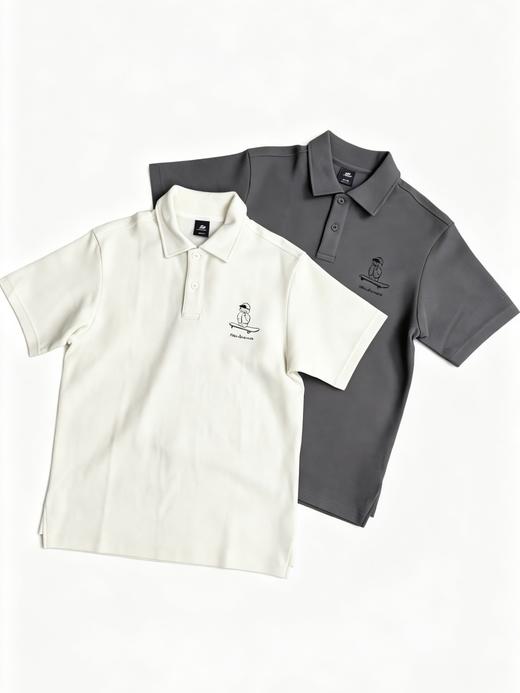 付款减库存！保真，New Balance × IU 同款 滑板小人系列休闲   Polo 衫短袖 滑板狗短袖 商品图0