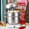 浮士德 纽波特蒸锅 HG-1088 加厚三层蒸锅大容量馒头锅 商品缩略图4