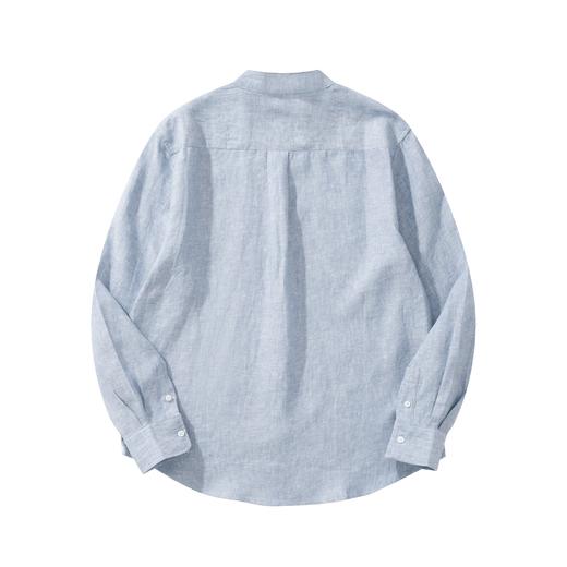 男款Elia中式领亚麻长袖衬衫la015 商品图1