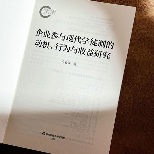 企业参与现代学徒制的动机、行为与收益研究 冉云芳 商品图5