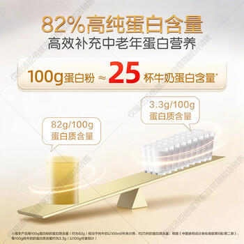汤臣倍健卓瑞蛋白粉600g增强免疫力 乳清蛋白质粉中老年人补充营养非奶粉 商品图3