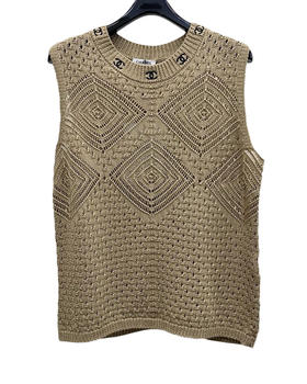 女款镂空针织背心zo025