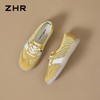 ZHR【一鞋两穿】透气网面平底小白鞋26夏季新款软底舒适休闲鞋女 商品缩略图7