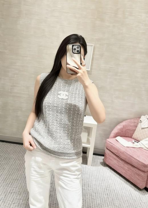 女款刺绣镂空针织背心hu025 商品图3